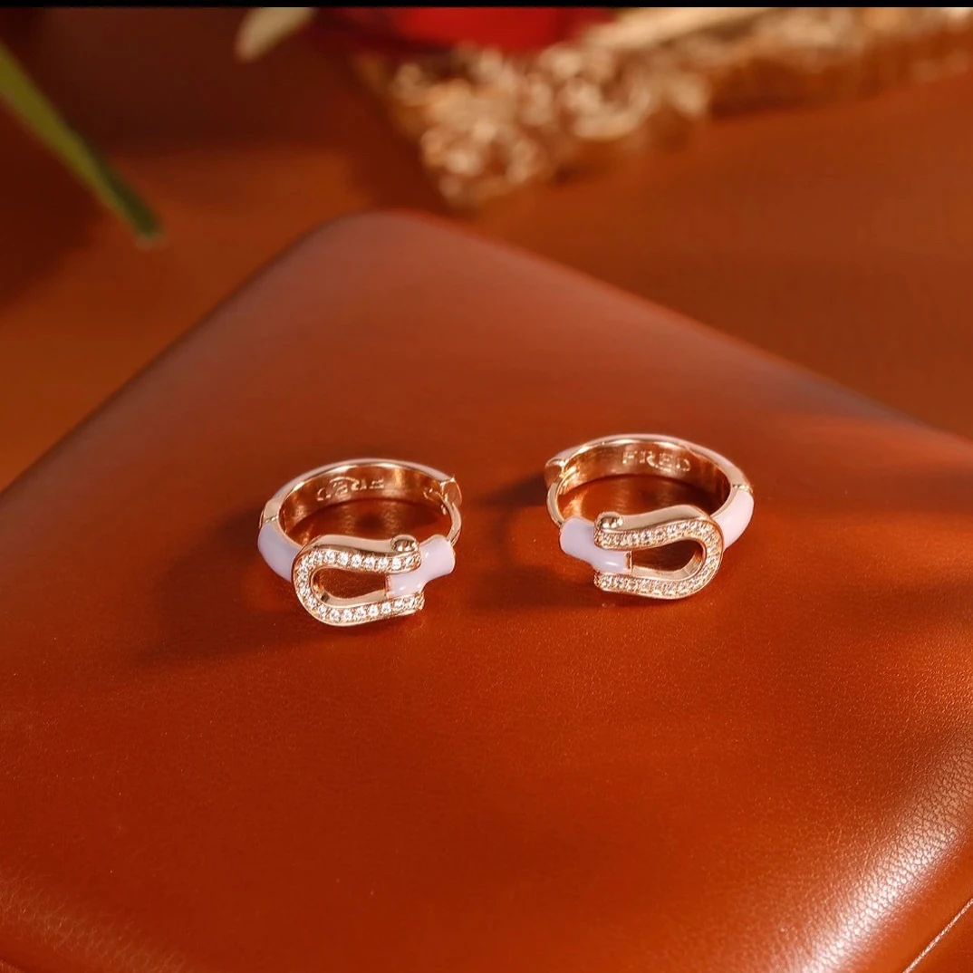 合金耳饰 A211马蹄耳环