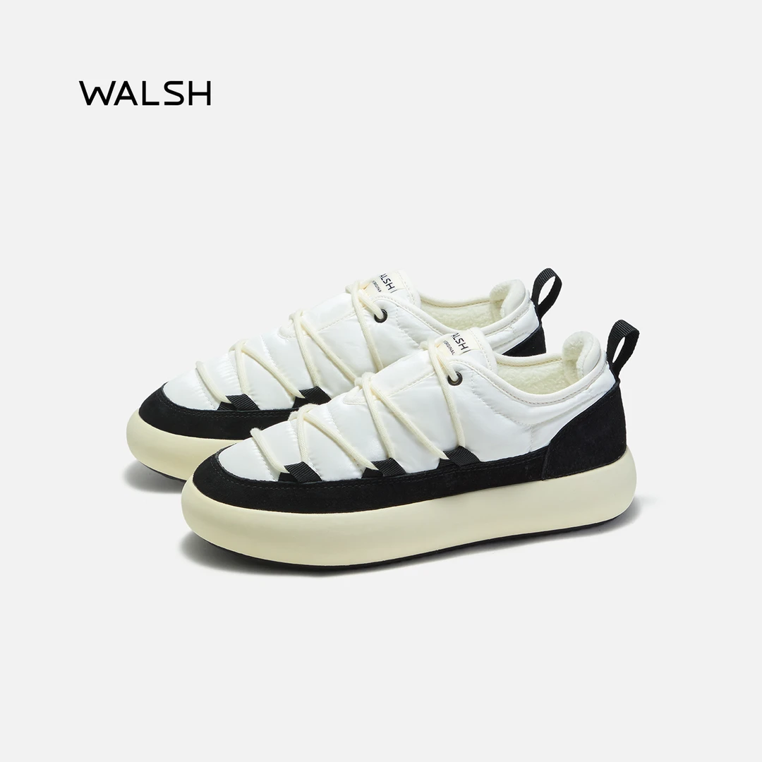 Norman Walsh NEVIS系列初冬新款平底轻便保暖低帮雪地靴男女同款