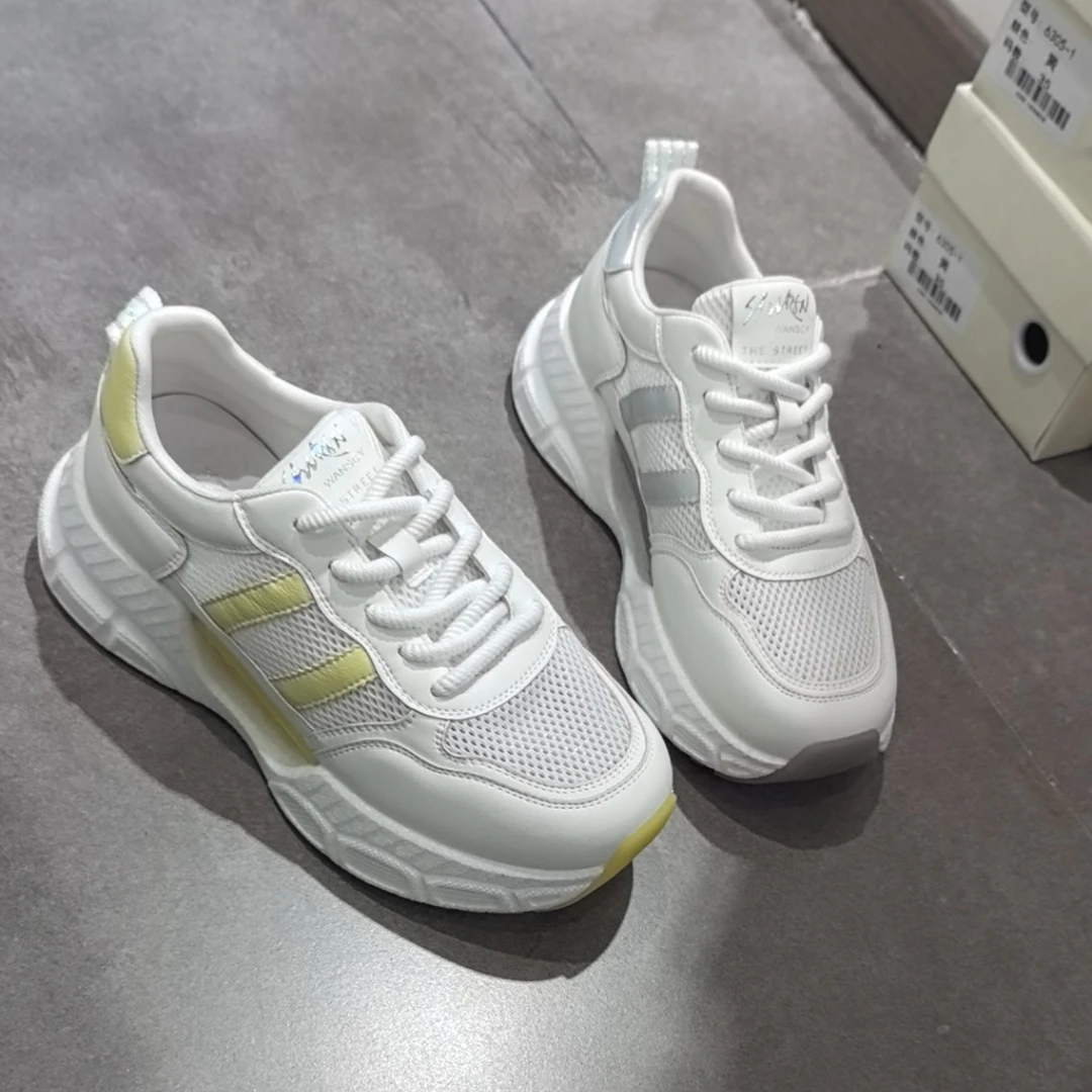 诗涵家 真皮单网运动阿甘鞋1652