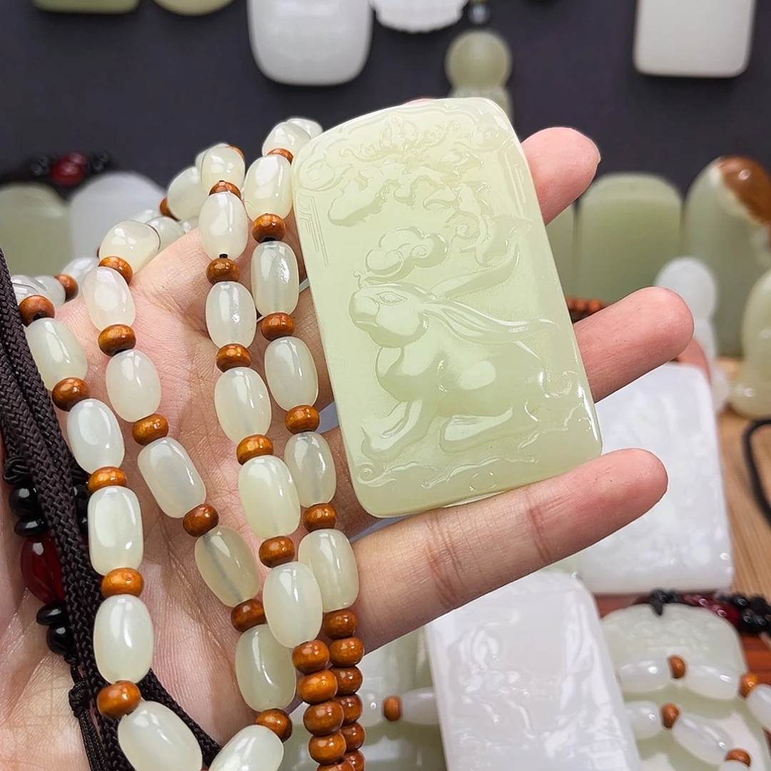 生肖兔牌一物一拍