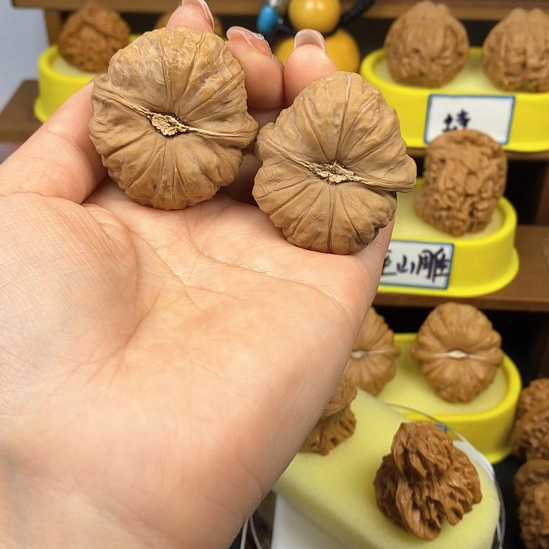 核桃南瓜墩 文玩/木作/... 文玩把件/