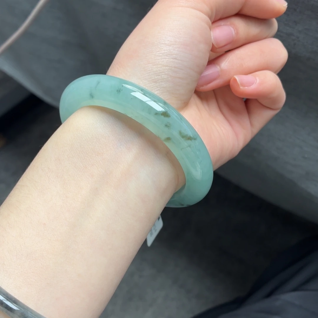 翡翠未镶嵌手镯天然