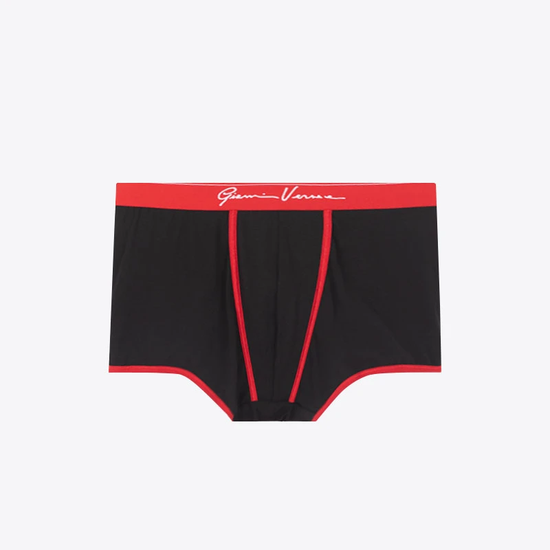 VERSACE范思哲logo棉男平角裤四角裤内裤AUU07034A232741A225L