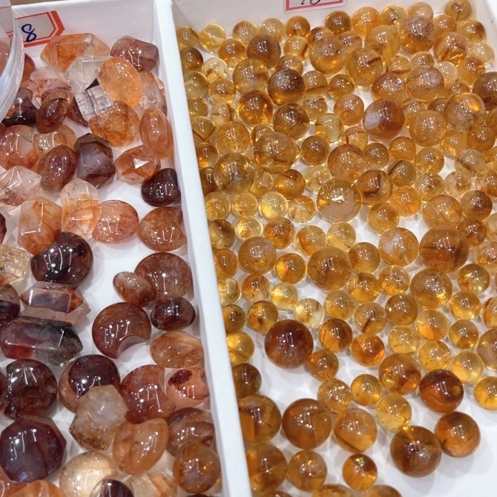 烟晶手链未镶嵌天然水晶手串