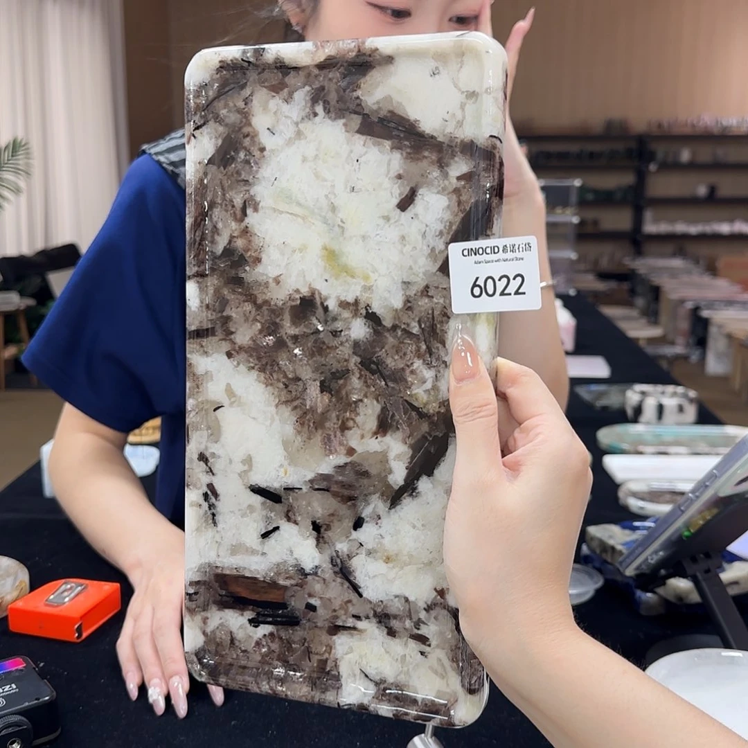 石材潘多拉大长方盘6022