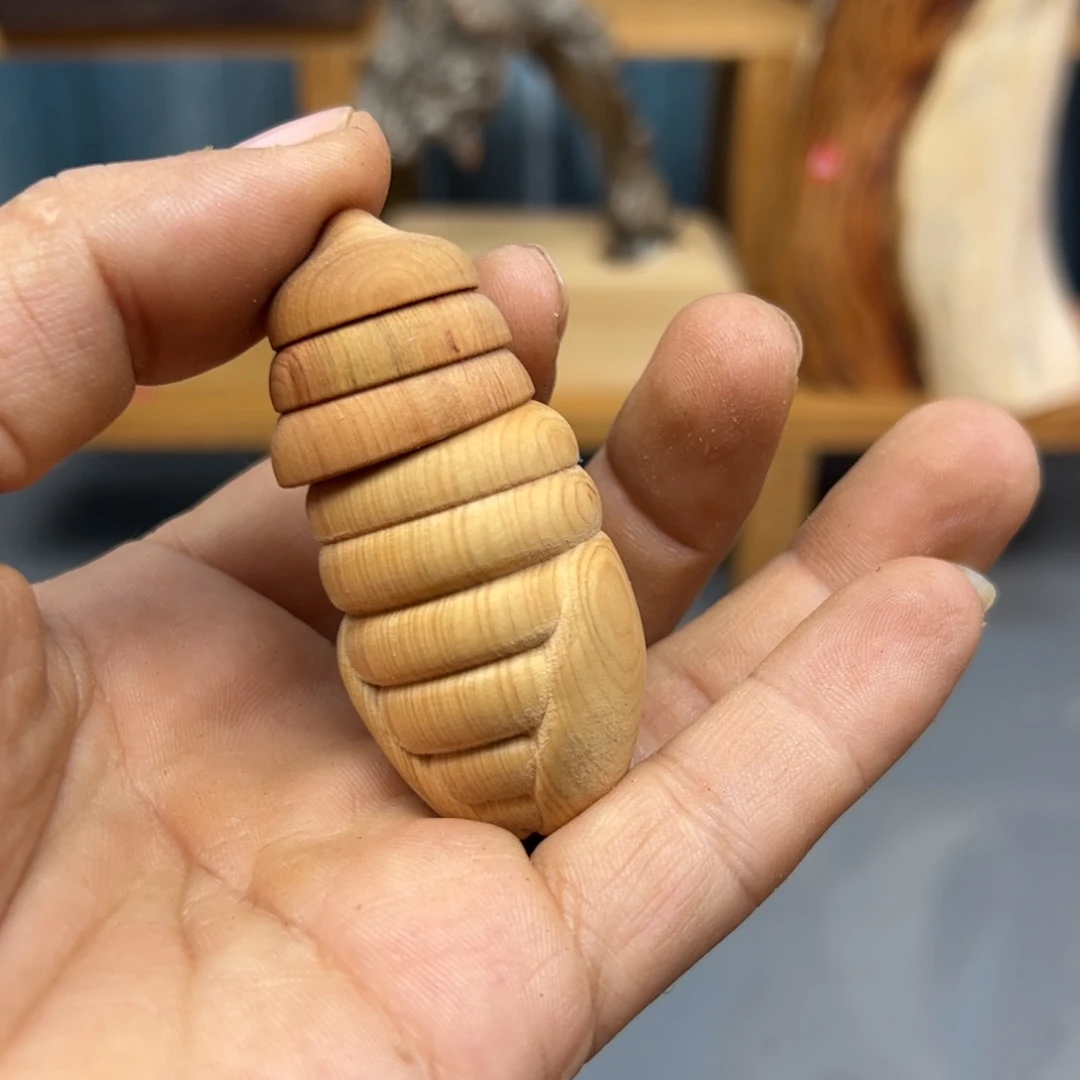 木崖柏木摆件手把件，