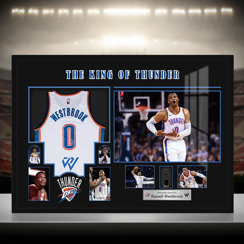 【威少球衣画大全】球星球衣装饰画球迷纪念周边生日礼物送男生