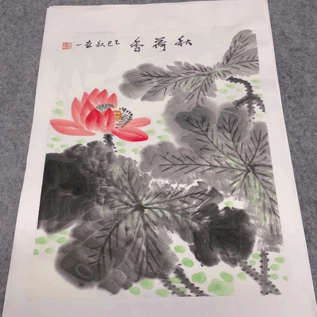 国画1.4平尺纯手绘国画作品