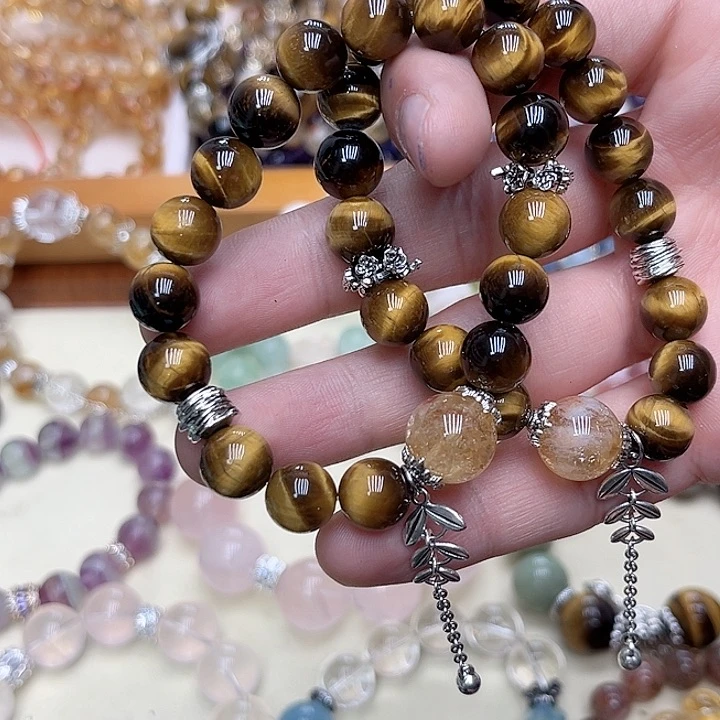 水晶手链未镶嵌虎眼