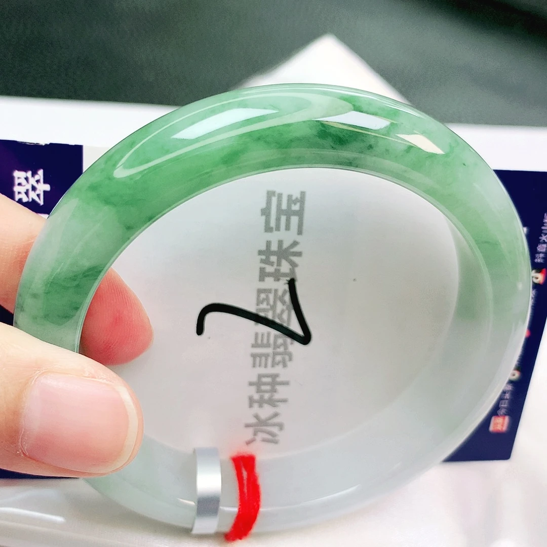 翡翠未镶嵌手镯缅甸天然a货翡翠手镯