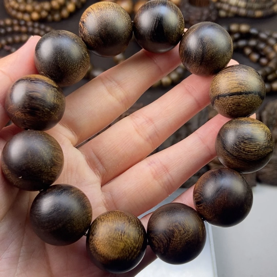 手串沉香木蒙*越南芽庄白奇楠留疤