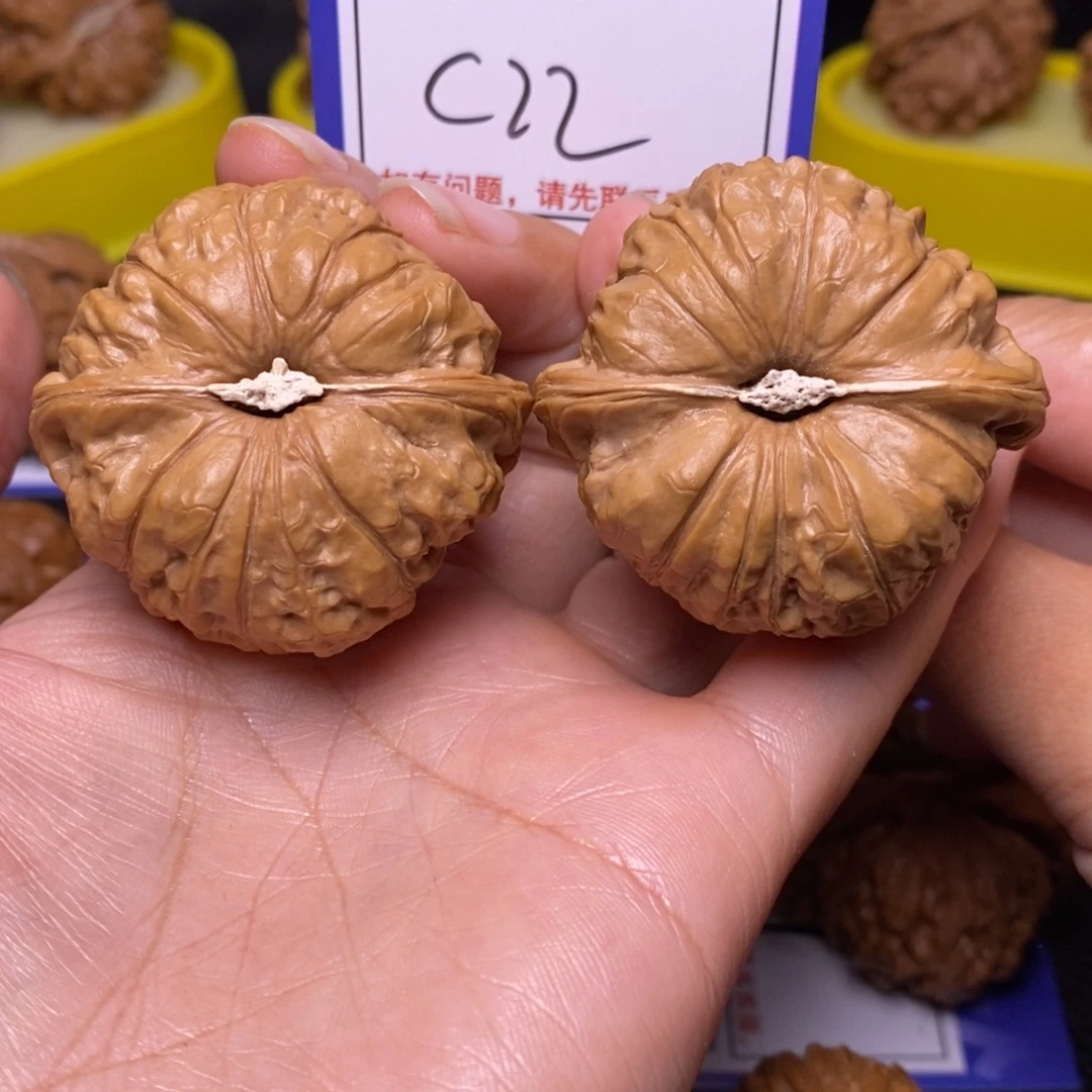 把件文玩核桃45全品南瓜墩c22