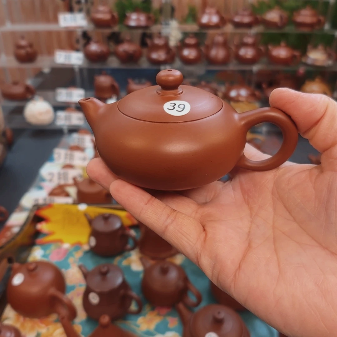 朱泥茶壶亮*锅朱泥茶壶100C