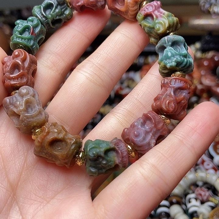 玛瑙/玉髓未镶嵌手链