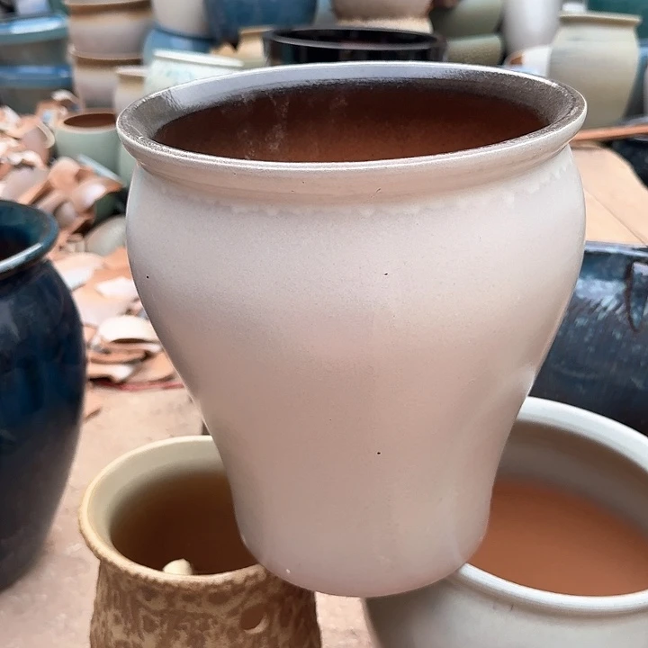 红陶微瑕花盆处理来啦