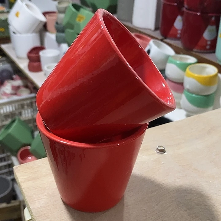 摆件陶陶盆有孔 瑕疵介意勿拍