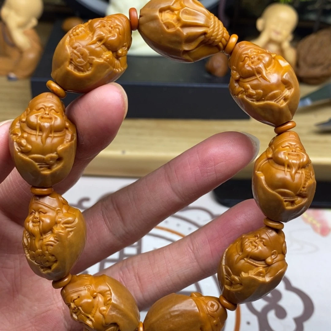 橄榄核手串/手链橄榄核雕工艺手串