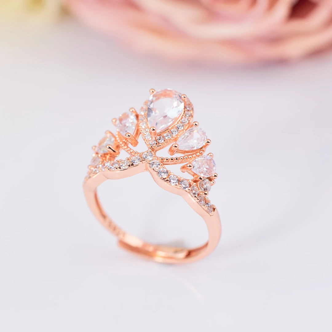 【歪歪】知芮*摩根石戒指*S925镶嵌E5669