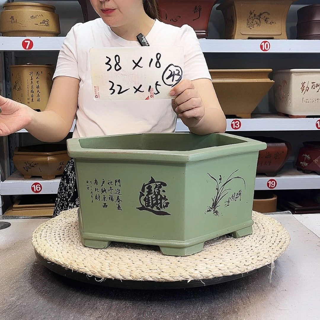 紫砂花盆紫砂花盆