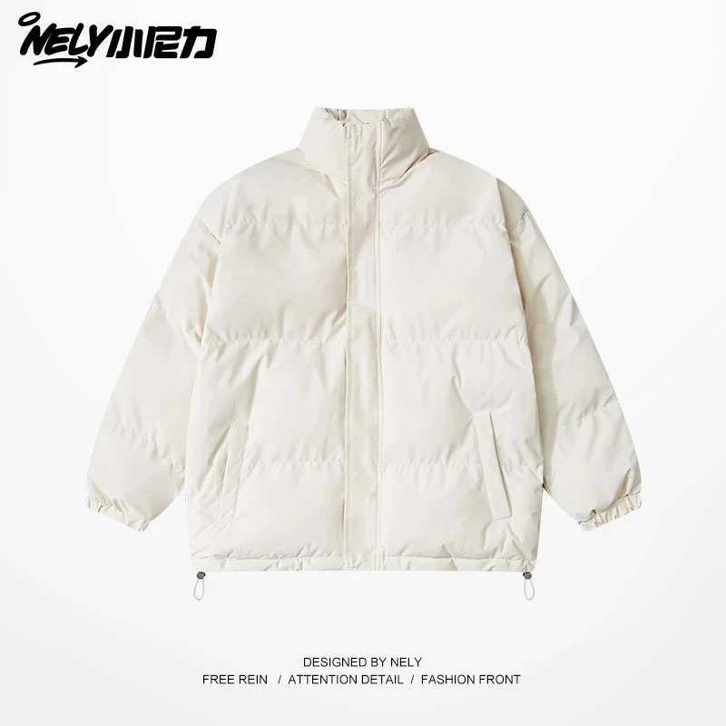 KONITIHA 冬季基础款加厚情侣保暖防风休闲百搭宽松阔版棉服 MZ55