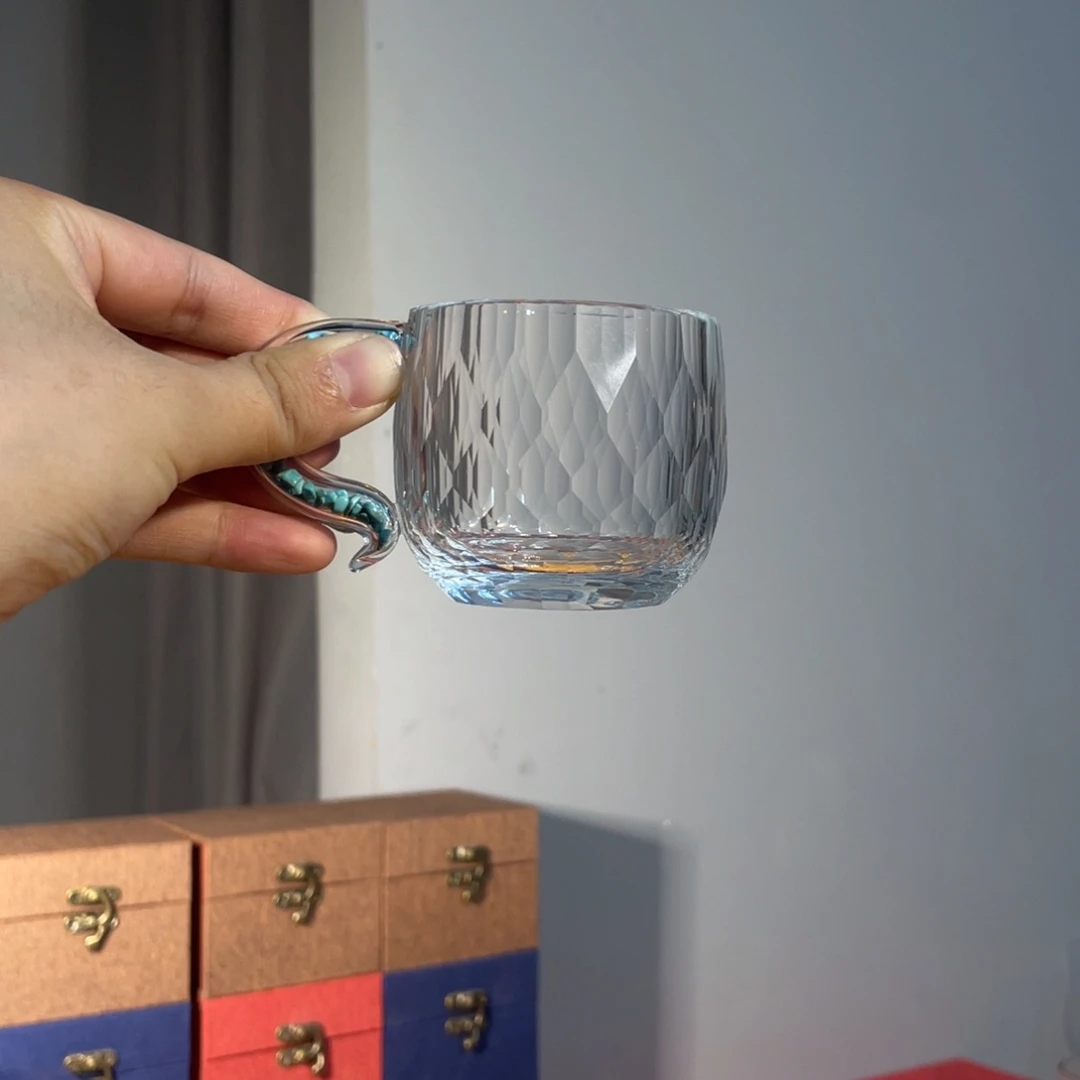 水晶玻璃茶水分离