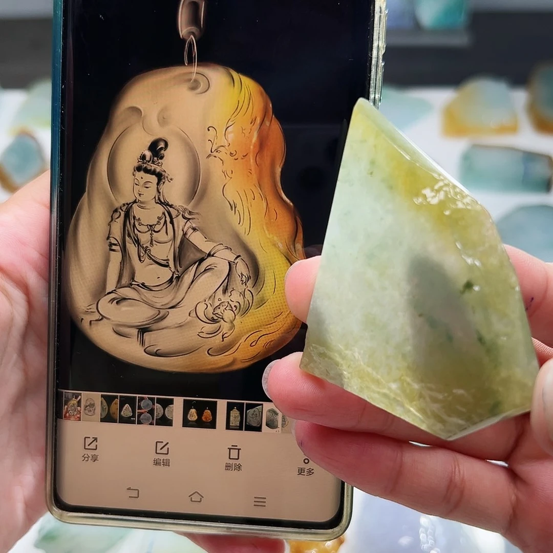 定制翡翠未镶嵌翡翠定制