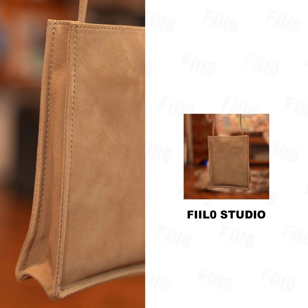 【Fiilo菲洛】H73肉家·小号购物袋手机包里外全皮手提单肩包