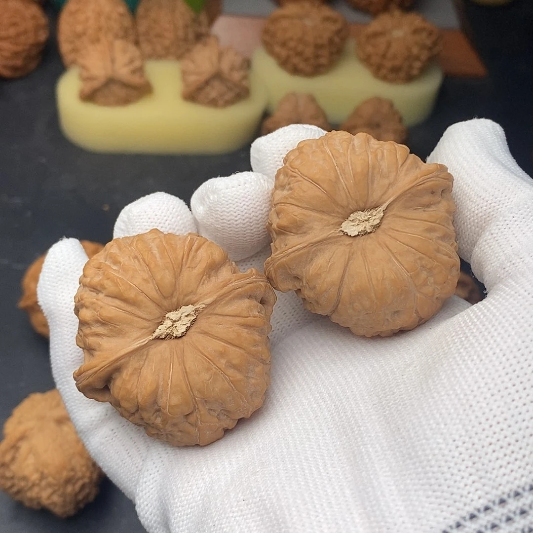 把件文玩核桃皮****）南瓜