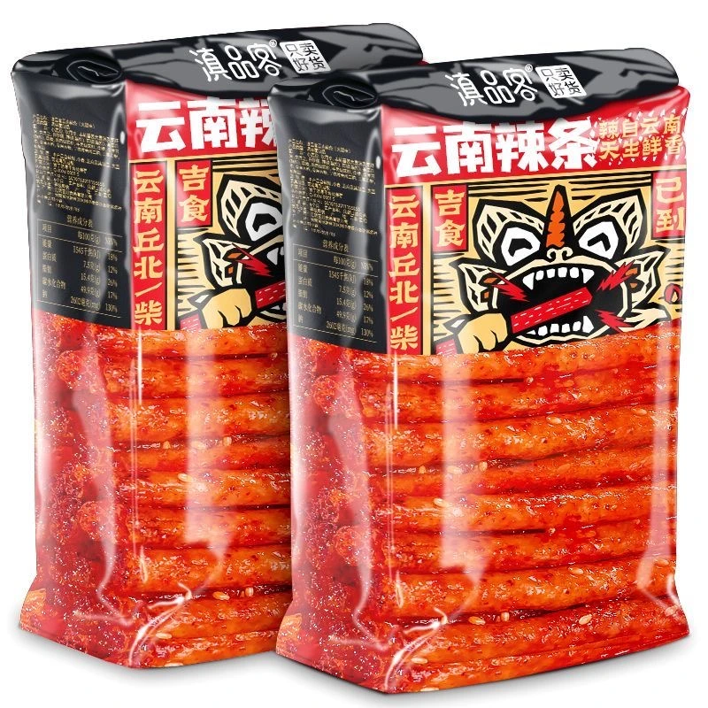正宗非油炸云南火腿味辣条麻辣学生宿舍上班休闲解馋零食独立包装
