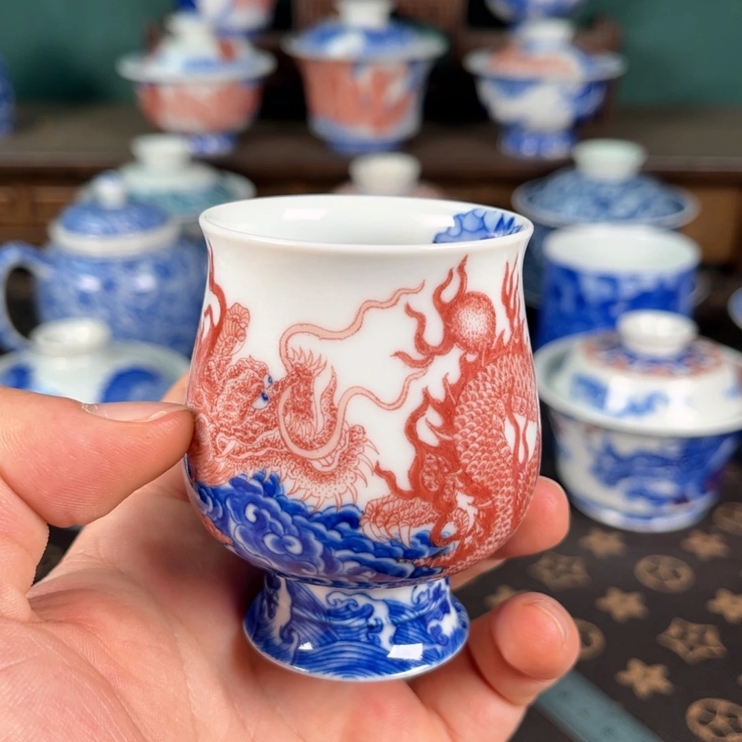 瓷片自成堂景德镇手工手绘