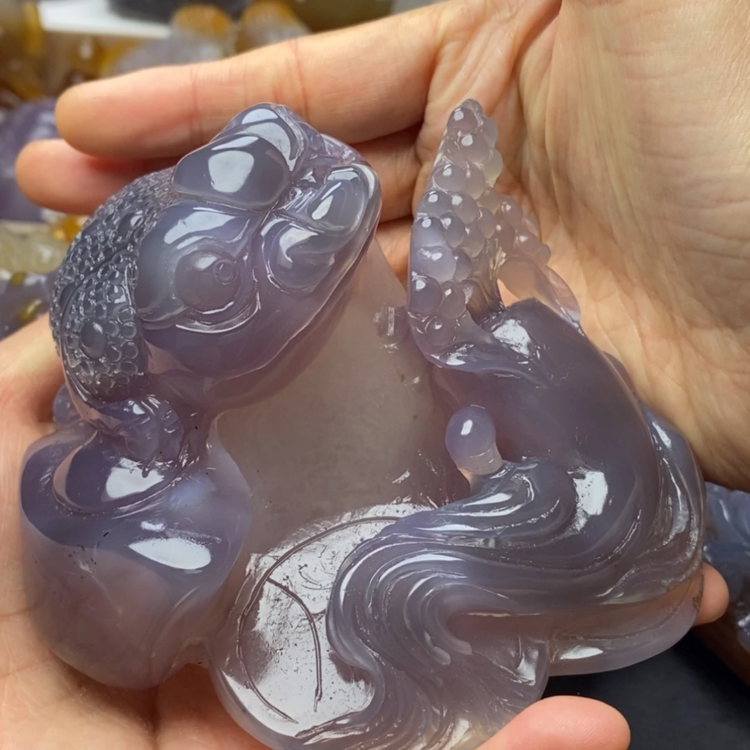 黄***园玛瑙/玉髓未镶嵌摆件