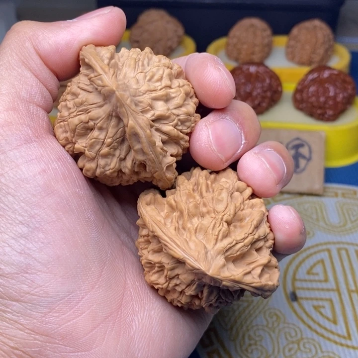 大****缸官帽狮子头文玩核桃