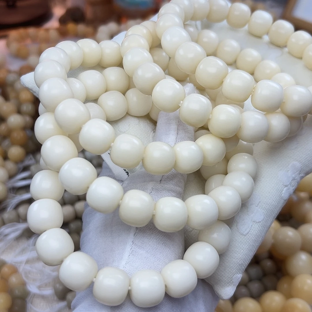 菩提根/象牙果吊坠14干磨骨瓷白发一条669