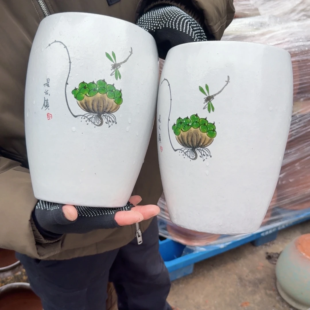 紫砂公道杯口16高24（两个蛋壳蜻蜓