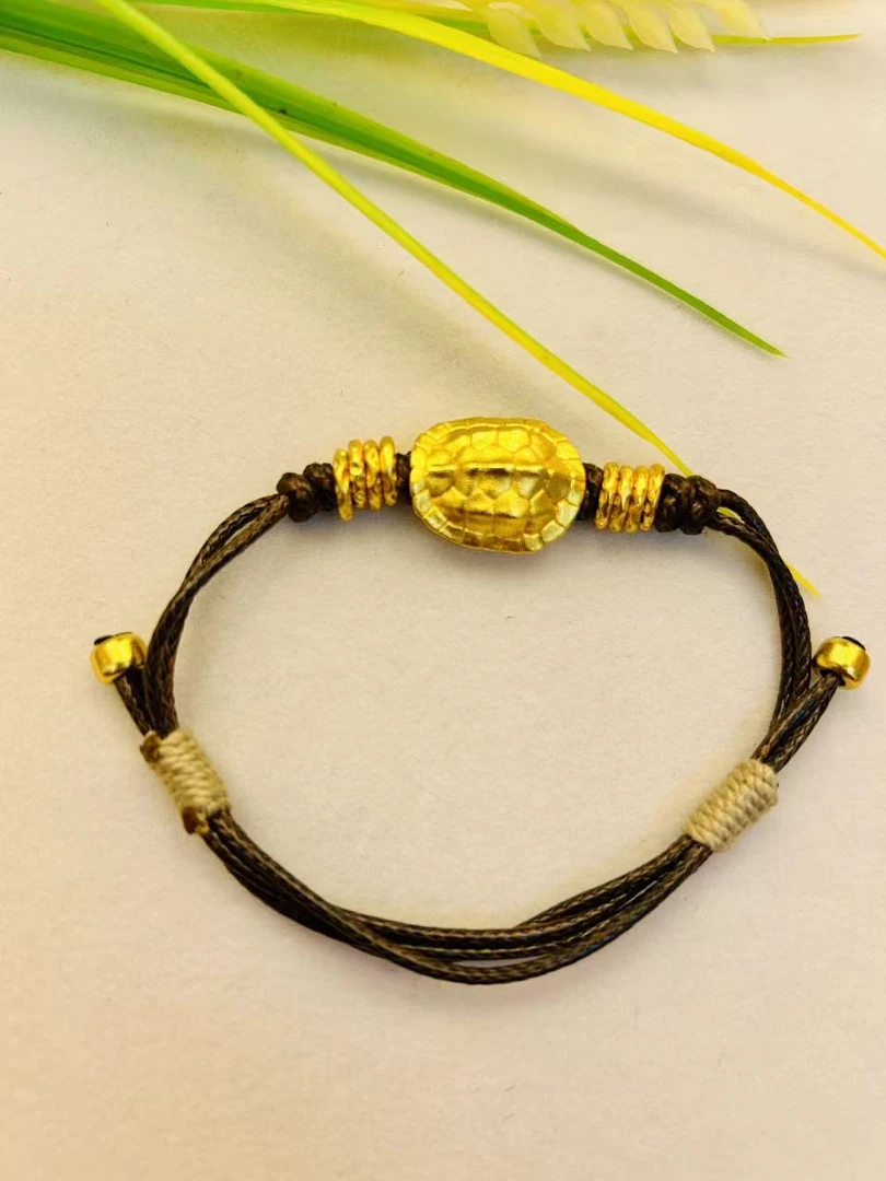 合金布艺手链 富甲一方皮质手链古法手工金皮手编时尚