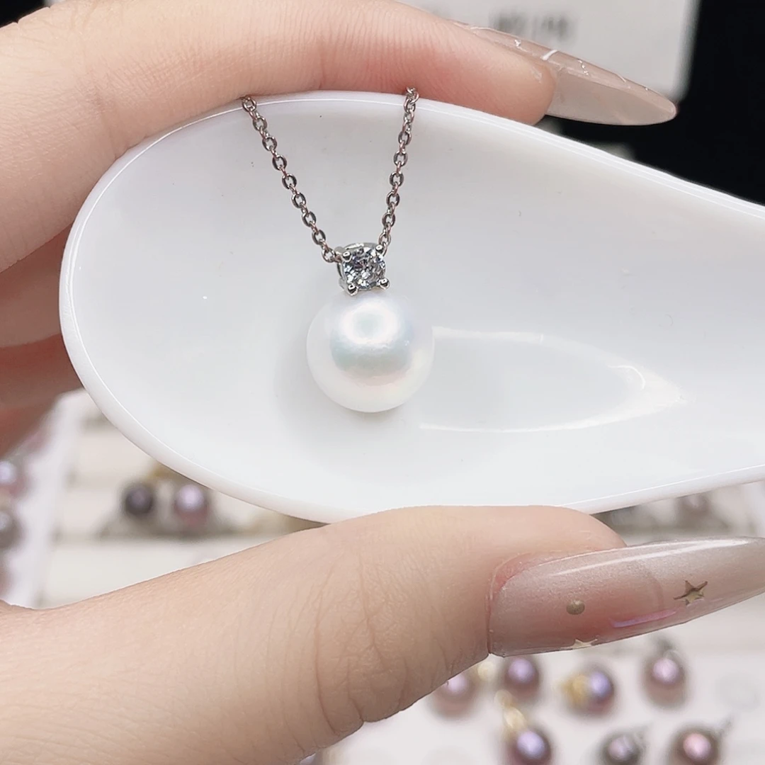 淡水珍珠吊坠(赠链)合金