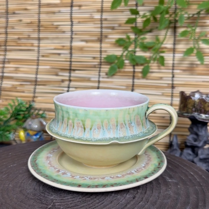 陶瓷景德镇高温颜色釉咖啡杯