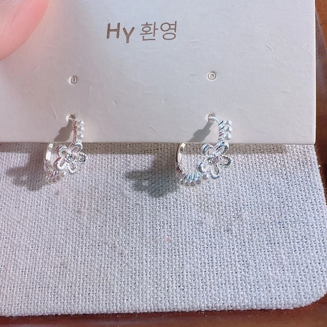 仿珍珠铜合金925银耳扣