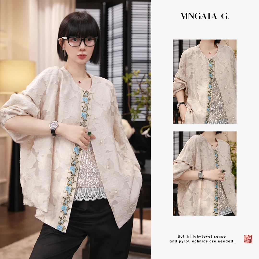 MNGATA G.宫小妍 【四时有序】早秋新中式穿搭中国风外套5031632