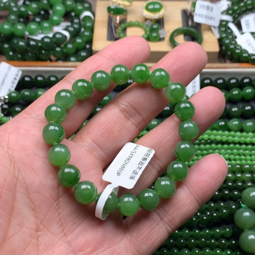 【闪购商品】未镶嵌手串和田玉（碧玉）10