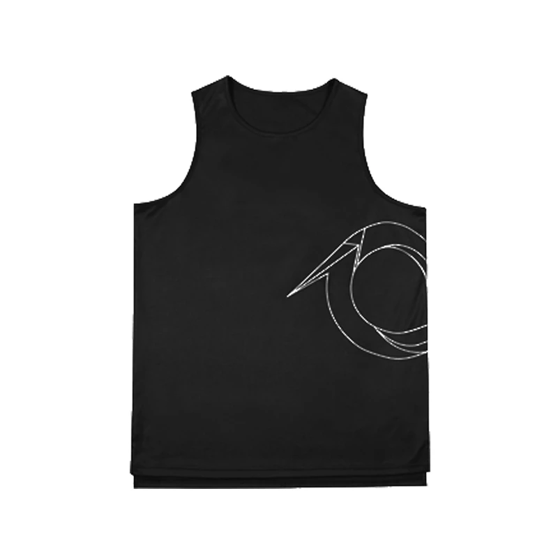 BIPOLAR背心休闲男男士薄款夏季印花男士夏季修身坦克背心20048