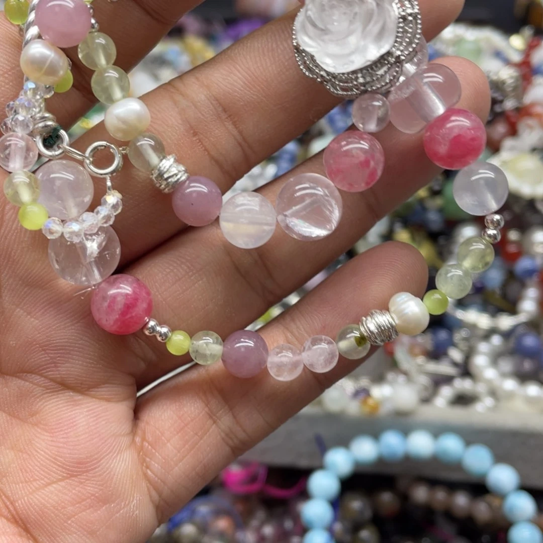 银S800镀金镶嵌颈饰紫晶