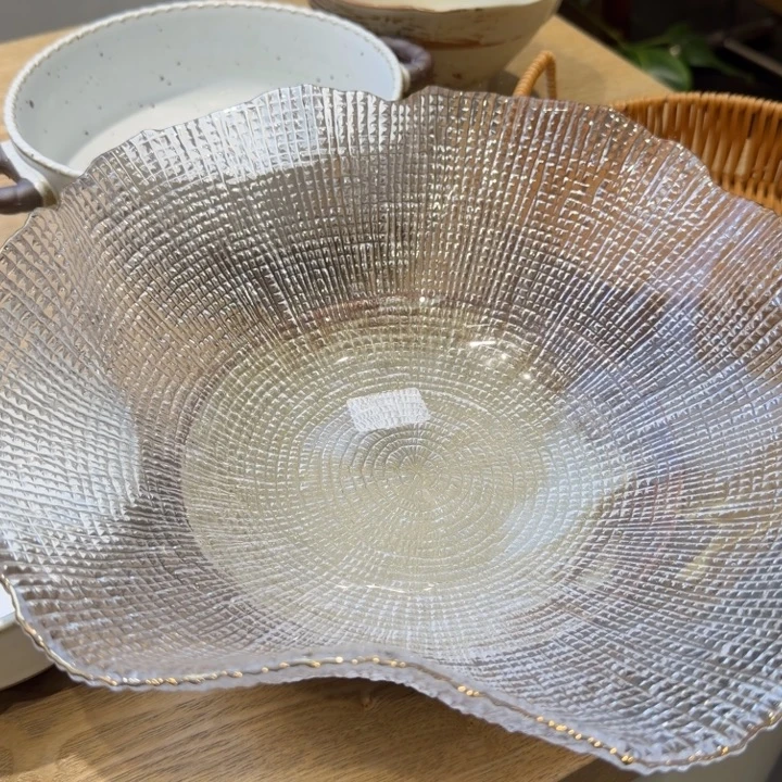 玻璃水果盘一个装