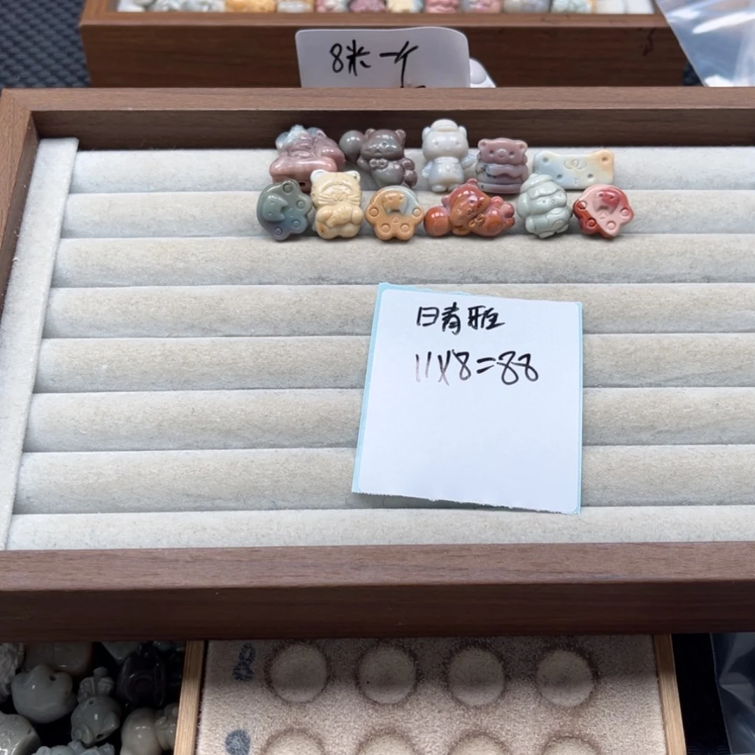 【闪购商品】石英质玉未镶嵌珠宝半成品晴*