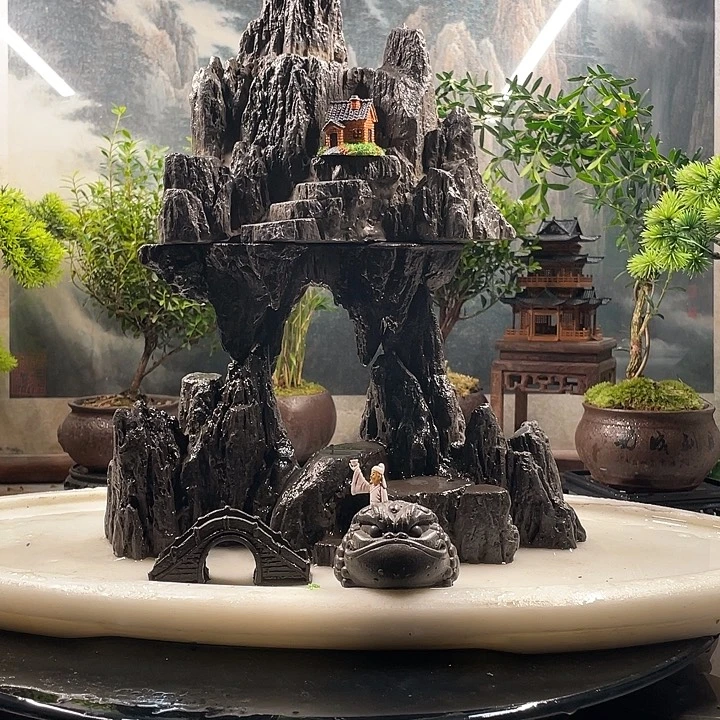 龙***下鱼缸造景组合2788