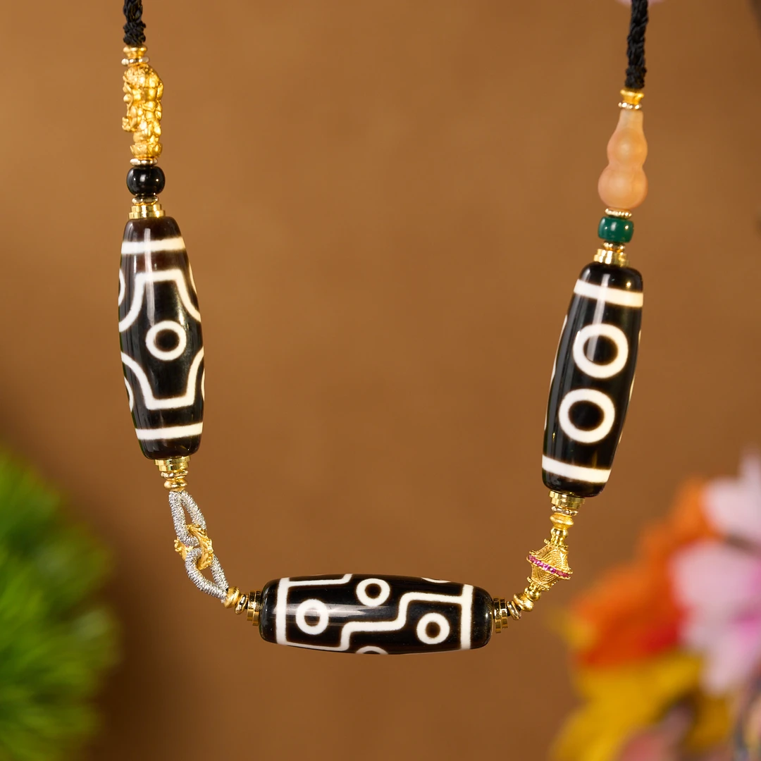 （一芳）黑白 多宝阵阵项链 T3TWZ 多样性发一