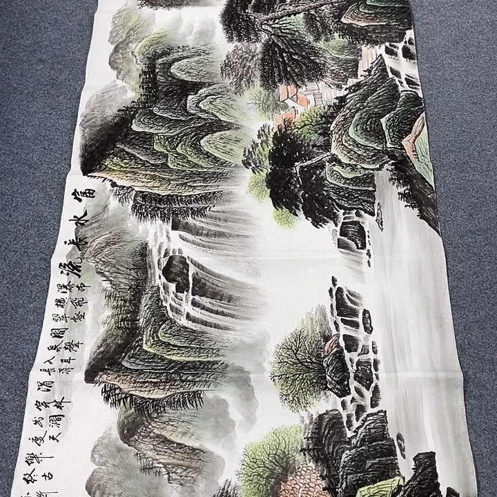 国画纯手绘国画作品八尺