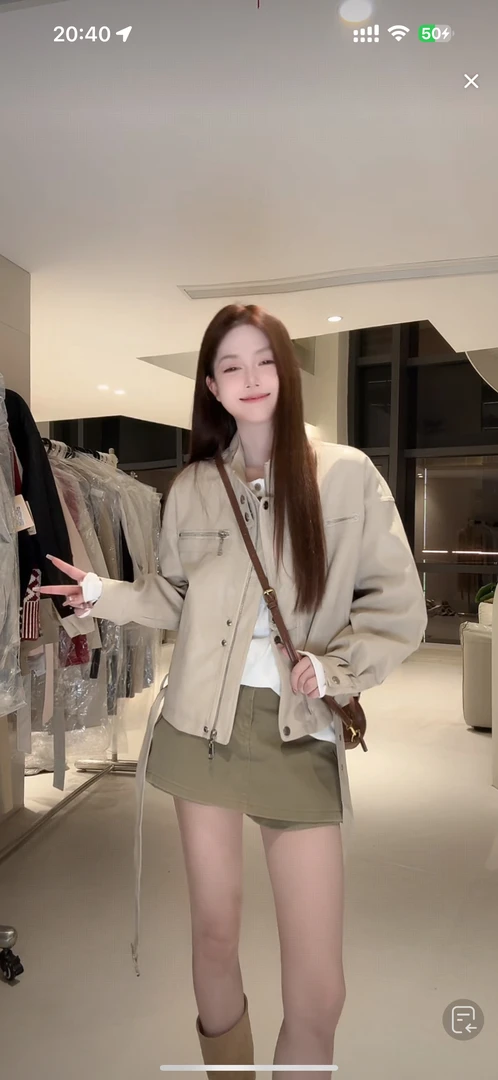 【甜甜专属】秋冬女短外套早秋女装网红奢牌高定短款英伦风衣外套