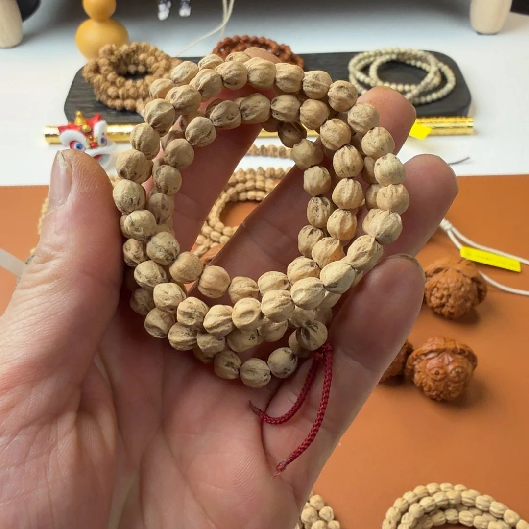 柏香籽/百香籽吊坠6+热振原装微磨脖串