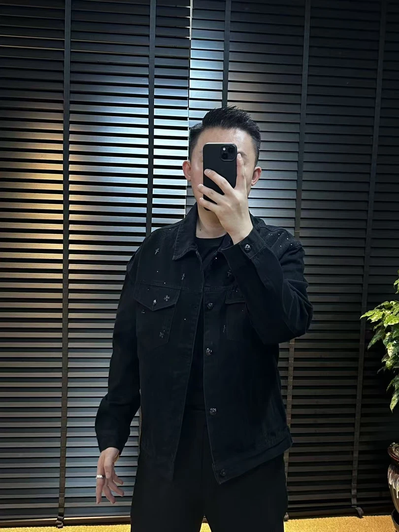 新款男士潮流牛仔外套夹克休闲